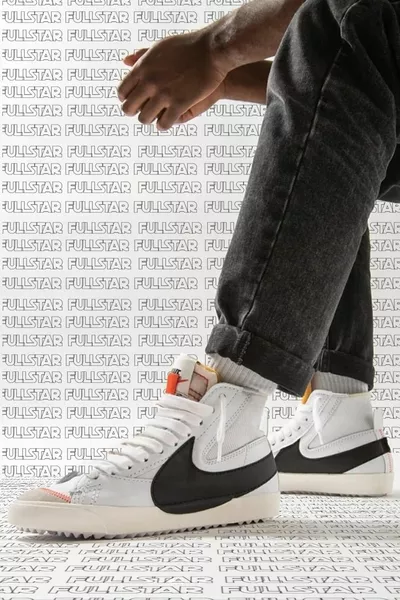 بليزر منتصف  جامبو جلد جلد طبيعي كاجوال كاحل سنيكرز أبيض