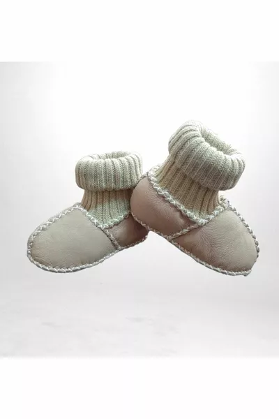 Baby Stiefeletten aus % Leder