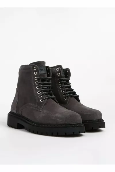 جلد الغزال + جلد أنثراسايت أحذية رجالية CUNEO