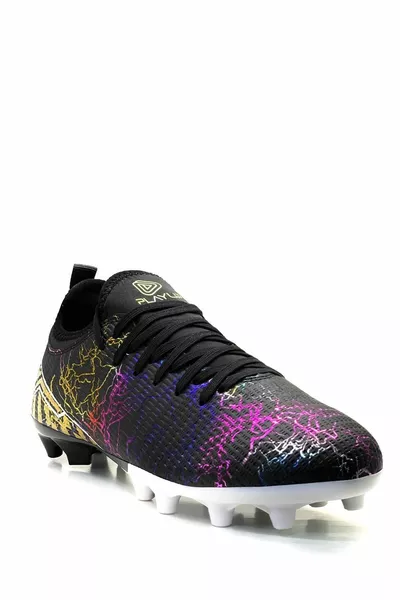  حذاء كرة قدم أسود للناشئين