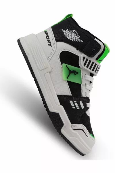 كول كينج جورانس طويل الرقبة العظام وحيد للجنسين أحذية رياضية للأطفال أخضر