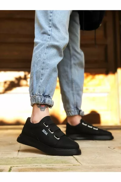 الرجال الأسود عارضة حزام فو الجلود الراحة حذاء رياضي الكلاسيكية لينة وحيد أحذية رياضية عارضة