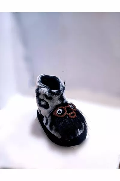 باندوف الطفل الوحيد غير القابل للانزلاق ، الجوارب الخطوة الأولى ، الصوف غير المتعرق ، لعب panduf العين