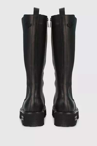 Черни кожени дамски ботуши МЕДИЦИНСКА ПОДМЕТКА ЕСТЕСТВЕНА КОЖА НАЙ-ПРЕДПОЧИТАН МОДЕЛ