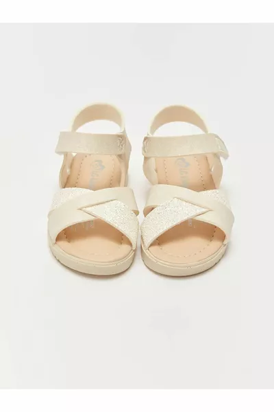 LCW STEPS الفيلكرو الصليب حزام طفلة الصنادل