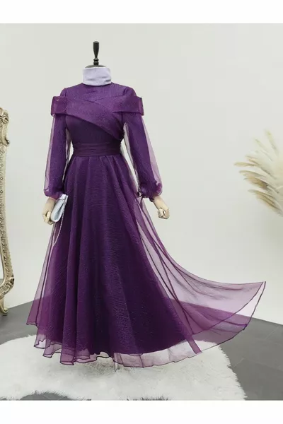 الدانتيل المتابعة القاضي طوق بريق تول مساء اللباس