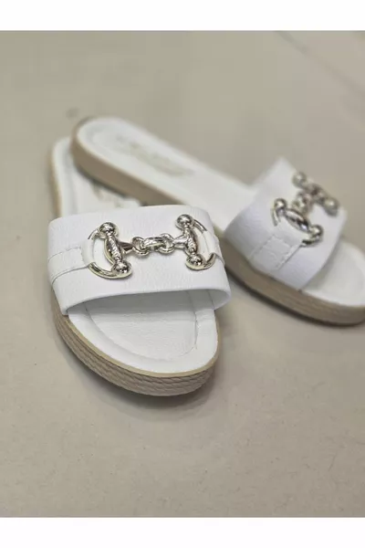 المرأة عارضة النعال أنيقة مريحة مشبك المنزل شاطئ البحر ضيف المهر النعال