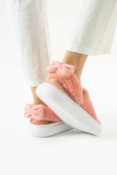 أرنب الشتاء الصنادل النعال المنزل شرفة حديقة النعال