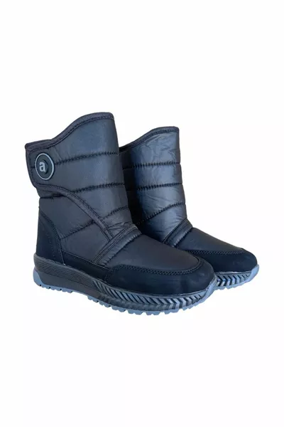 Stivali da Neve Donna in Velcro NERO - FUMÈ