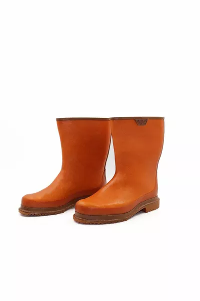 Botte courte imperméable en crêpe Drby