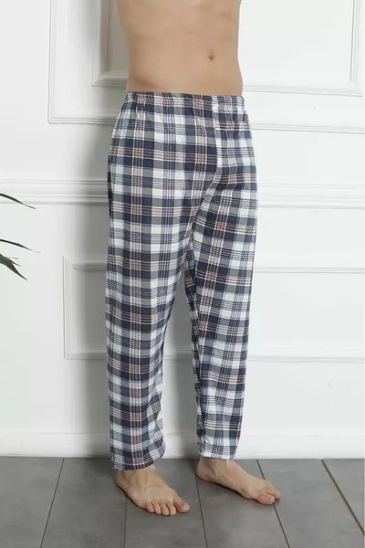 Мужские хлопковые пижамные брюки 