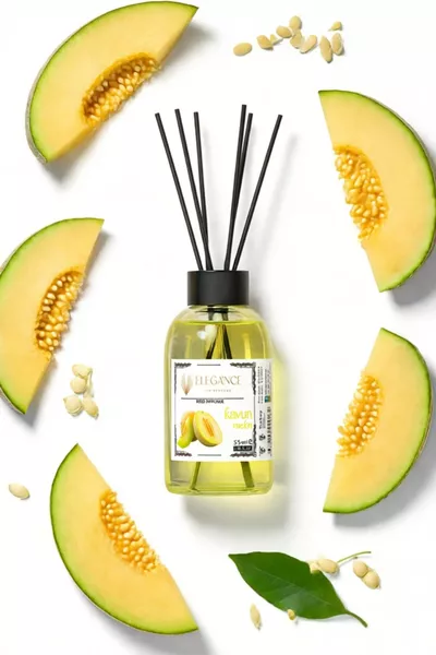 سعر خاص - موزع الروائح بالشمام بعصي البامبو للغرفة ( مل)