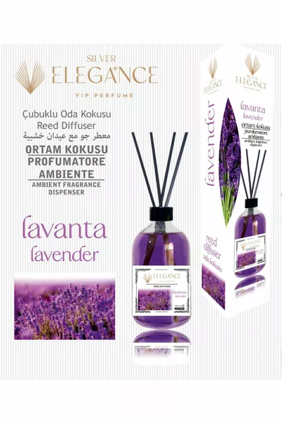 Lavender.. Reed Diffuser Room Fragrance with Bamboo Sticks ( ml)
