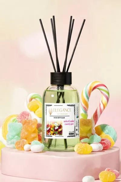 Özel Fiyat - Şekerli Sakız Reed Diffuser Bambu Çubuklu Oda Kokusu ( ML)