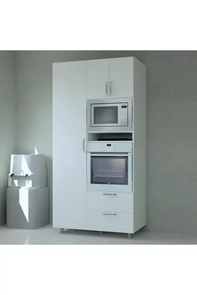 Вградена фурна, микровълнова и шкаф % MDF