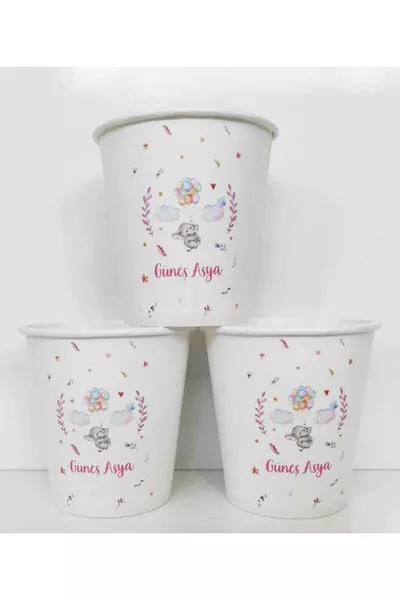 Printed 7 Oz ( ML) Paper Cups,  Pieces