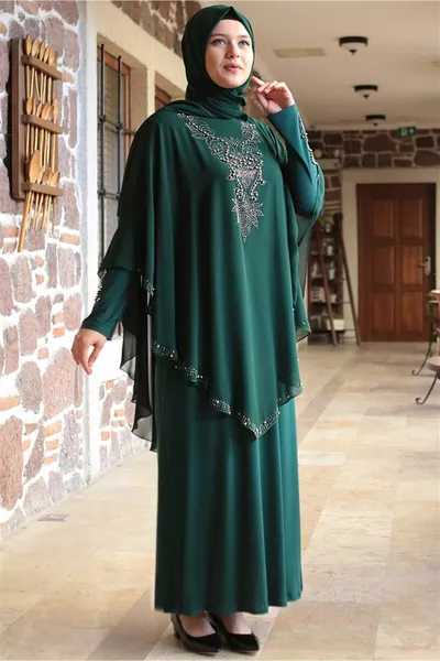 Gulbin - Evening Dresses - Emerald - 