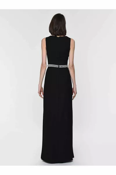 Schmetterling Figur Abendkleid Schwarz 