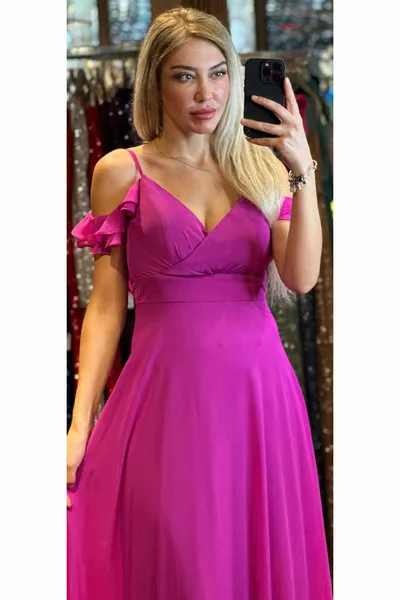 فستان سهرة طويل