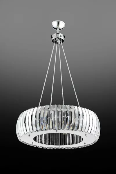 Lampadario Venere Argento  Cm con Cristalli