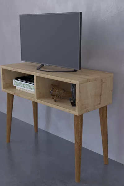 Retro TV Stand Unit - Oak