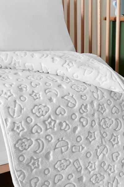 Embos Baby Blanket  Gray