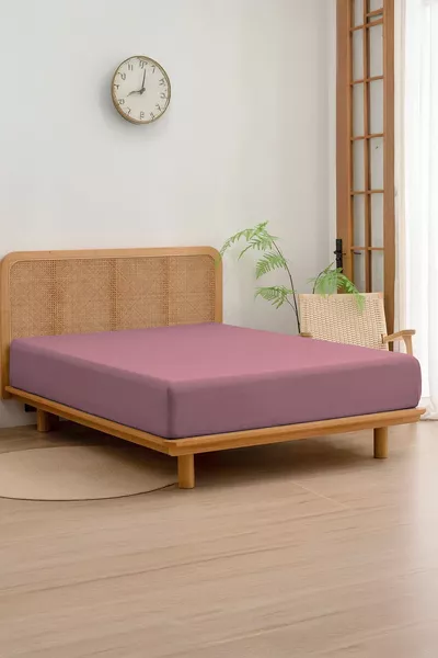 % памучен трикотажен чаршаф с ластик, едноспален и двуспален, всички размери