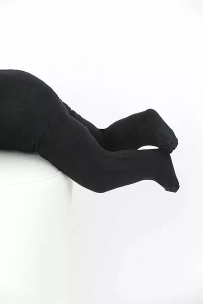 Collants bébé noirs micro  opaques