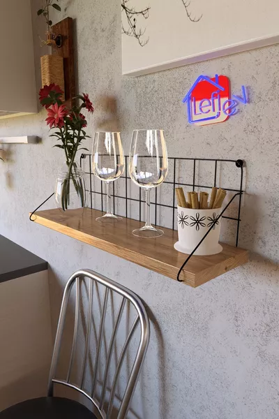 Lefi Home Wall Shelf Single Metal Wall Shelf Modern Metal Wall Shelf