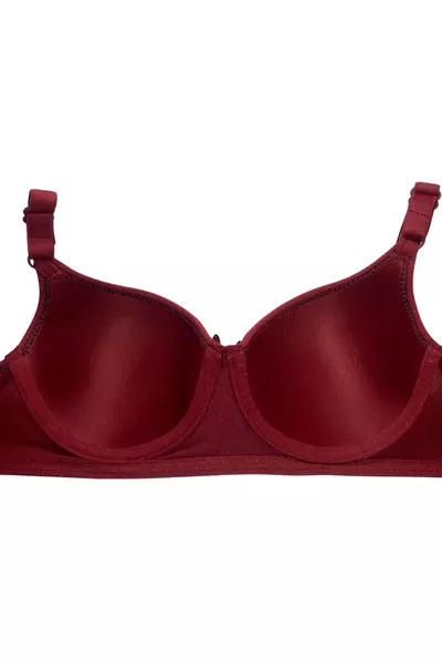 صدرية نسائية بدون حشوة بورجوندي مع بروز عظام الحمالة