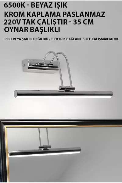 Boogvormige Witte Licht Badkamer Wandspiegel Schilderij Verlichting Fluit Wandlamp Zwaan Wandlamp LED Wandlamp