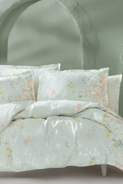 Merri Tweepersoons Ranforce Beddengoed Set - Lichtgroen