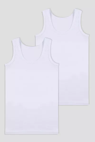 Boys' 2-Pack Cotton Tank Tops