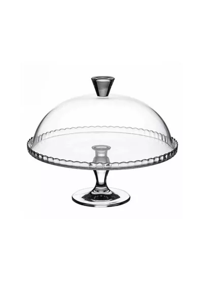 Patisserie Footed and Lidded Serving Plate, 5 cm