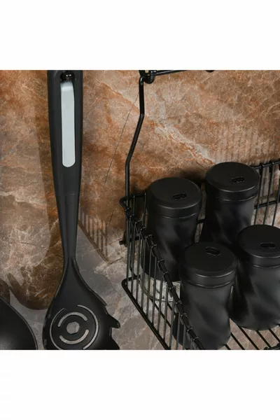 Schraubenlose Montage Wandleiste 8er Haken (CM) und Korb CM