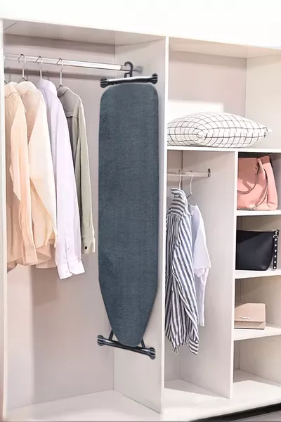 Gigi Ironing Board with Hanging Rack for Closet Interior Anthracite – 