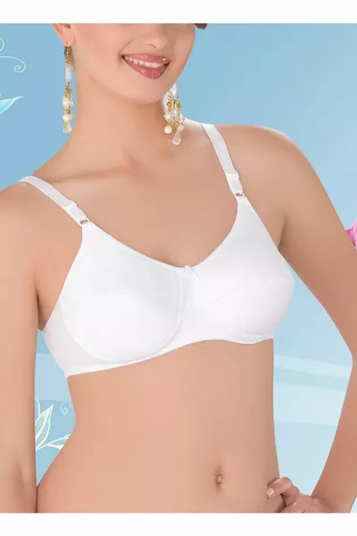 صدرية نسائية بيضاء بدون دعم مع إسفنج