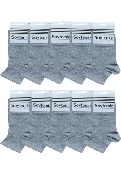 Men's Cotton Slipper Socks Gray  Pairs