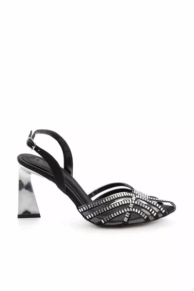 Черные женские вечерние туфли 