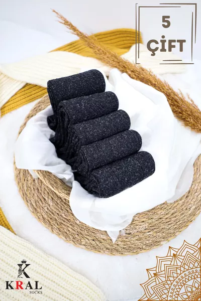 Heren Winter Thermisch Werende (Set van 5) Lamwol Schapenwol Sokken