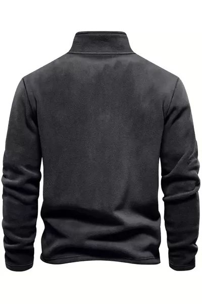 Men's Half-Zip Stand Collar Fleece