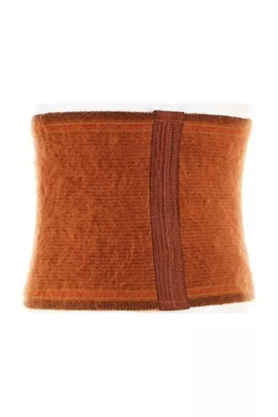 Ceinture de taille en laine modèle poil de chameau