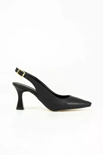 Women's Black Heels 7 Cm Heel