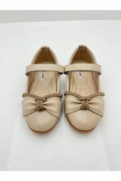 BALLERINES ÉTOILE BÉBÉ FILLE AVEC RUBAN