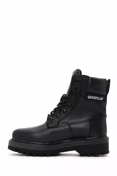 Erpillar Women's Black Sophist Leather Postal Boots 