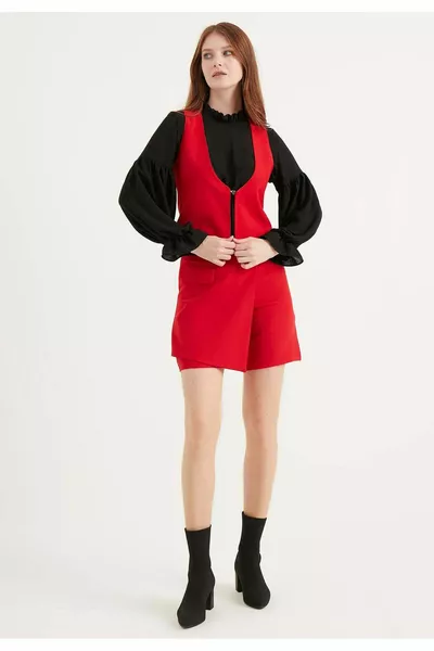 Юбка из шорт на пуговицах