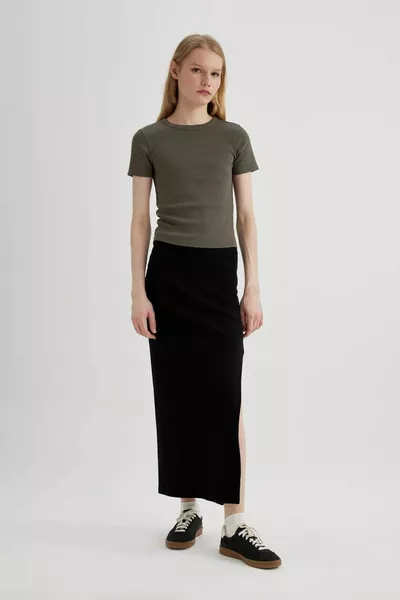 Corduroy Maxi Skirt
