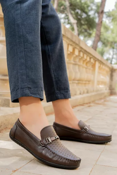 POST 2FX Mocassins Homme Marron