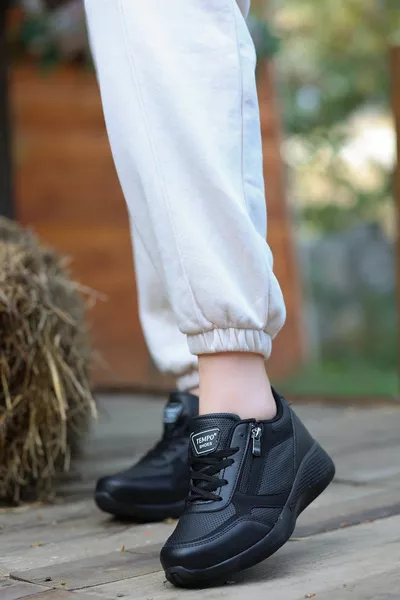 TMP  Zipper Detail Casual Sneakers