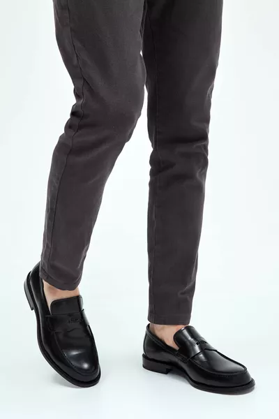 أحذية لوفر جلد طبيعي للرجال   Erk Ayk 